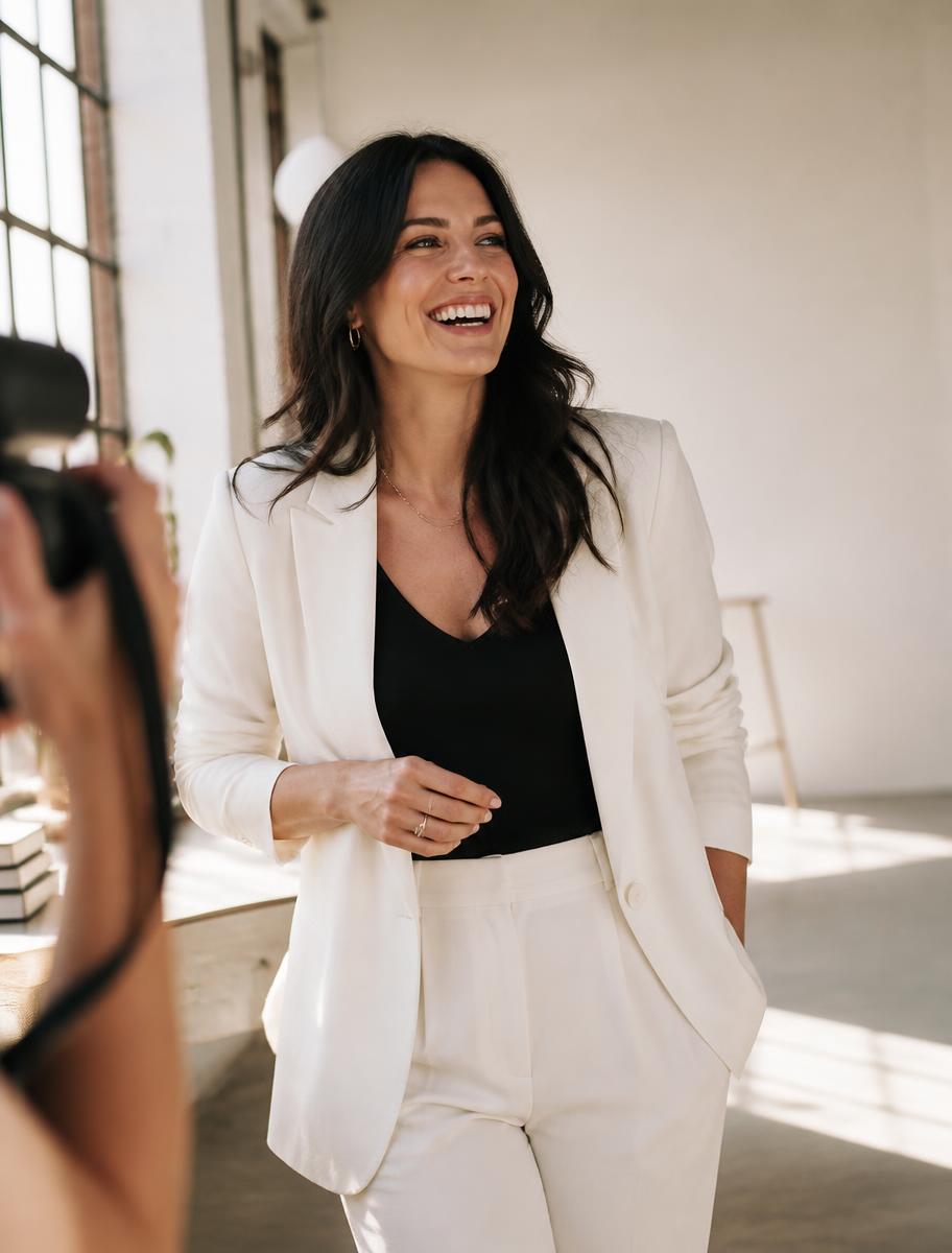 Ondernemer tijdens een personal branding shoot